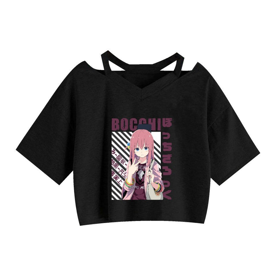 BOCCHI Women's Crop T-shirt Top
