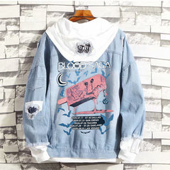 EN- BLOOD SAGA Tour Printed Denim Jacket