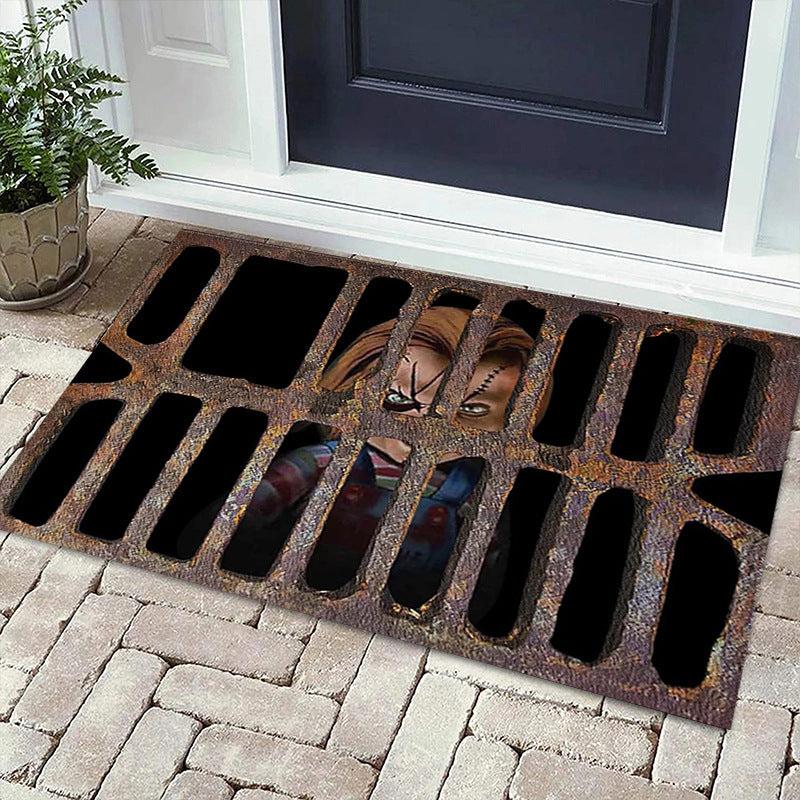 Scary 3D Doormat