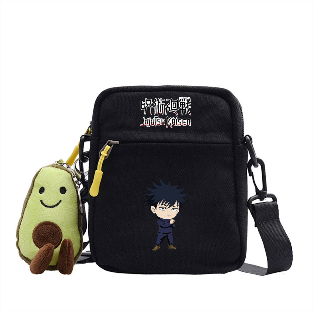 Casual Cartoon Anime Canvas Shoulder Bag