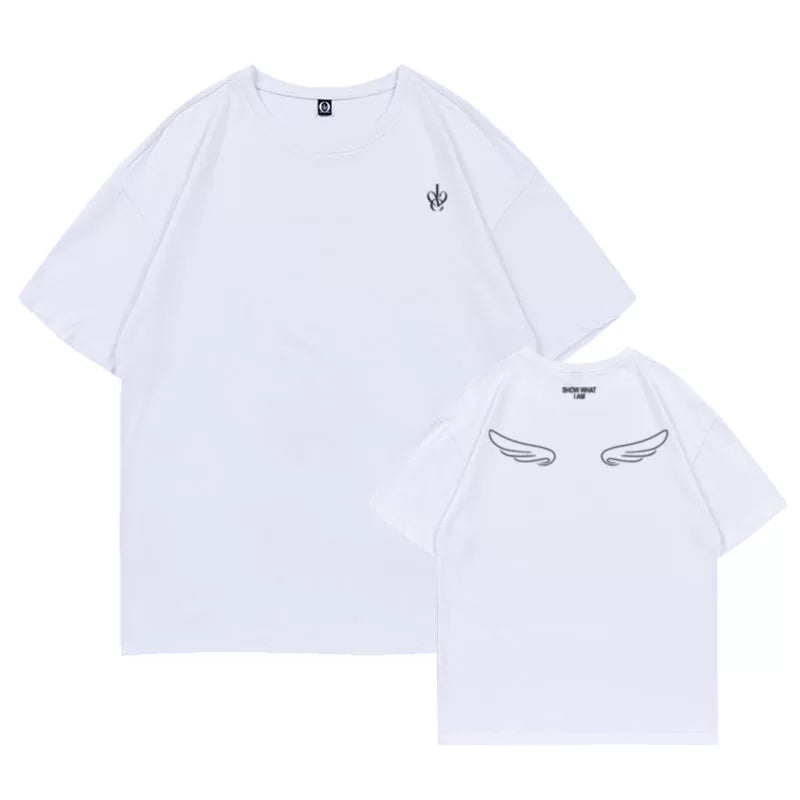 SHOW WHAT I AM Printed Crew Neck T-Shirt