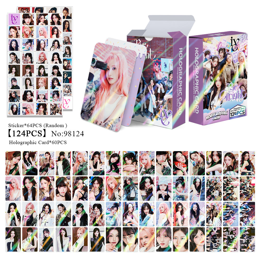 124 KPOP Be Alright PhotoCards Stickers
