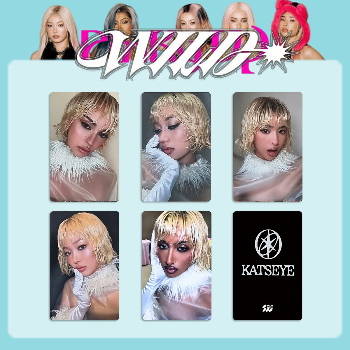 WILD Album PINKY UP Photocard Collection