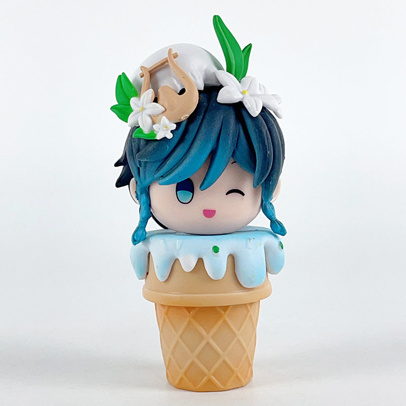 Game Ice Cream Doll Figure Ornament