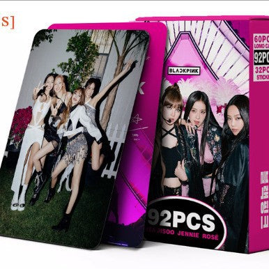 92 Kpop Jisoo Jennie LOMO Cards