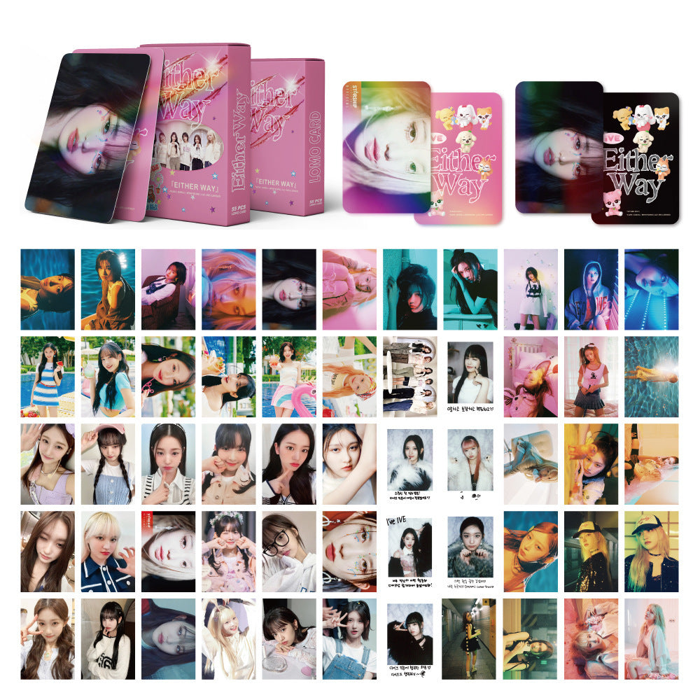 55 KPOP EITHER WAY Laser Card