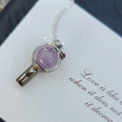 ARMY Purple Gem Lightstick Necklace