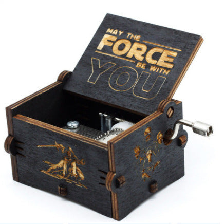Wooden SW Music Box Ornament