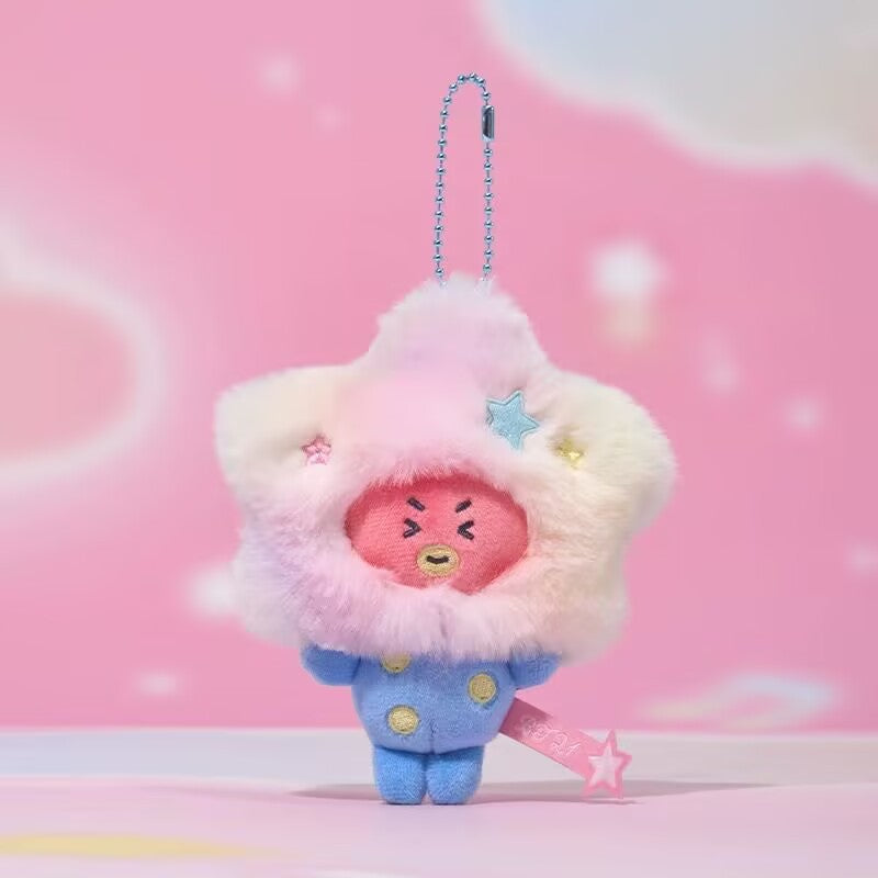 BANGTAN Tie-dye Star Plush Doll Keychain