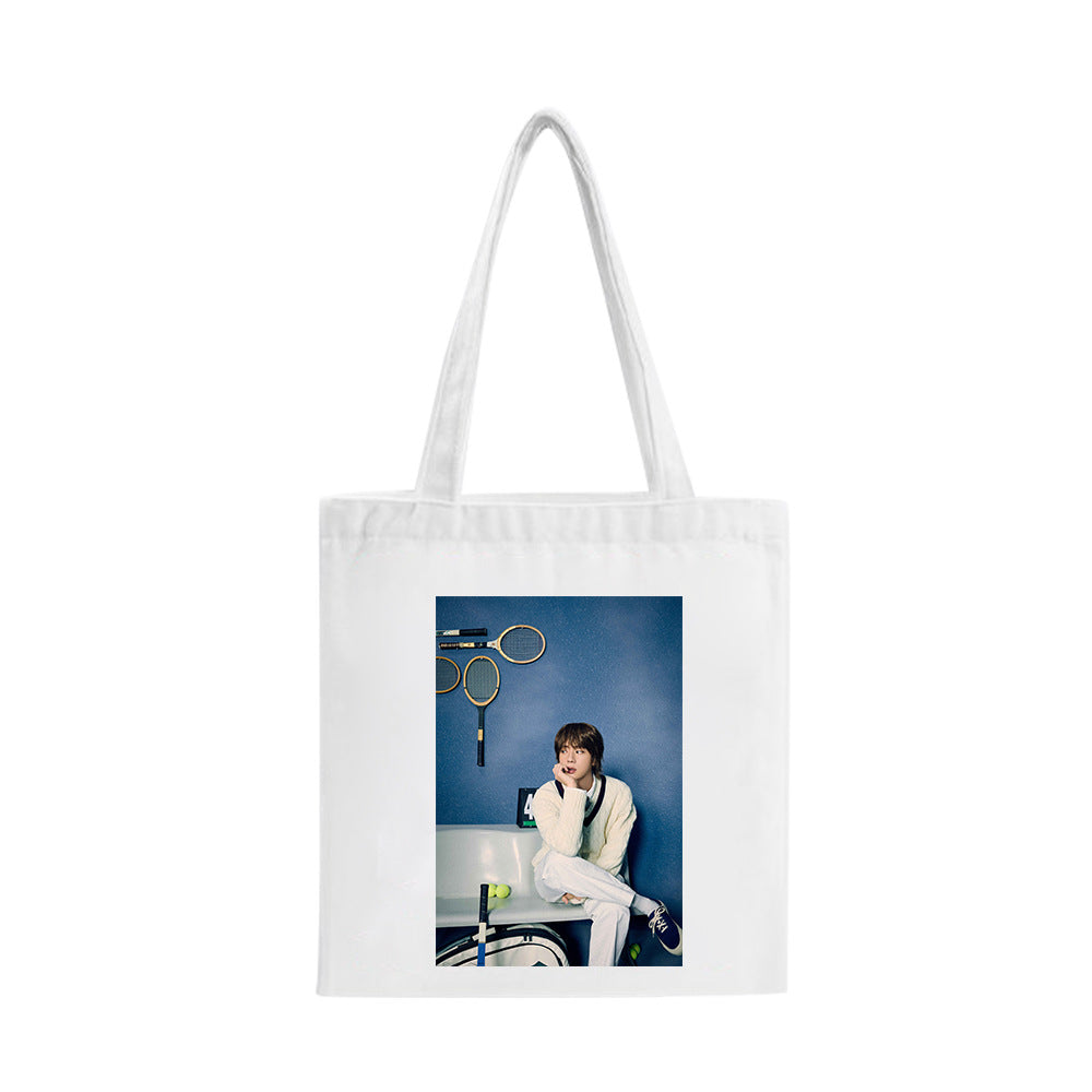KPOP Poster Print Zipper Handbag