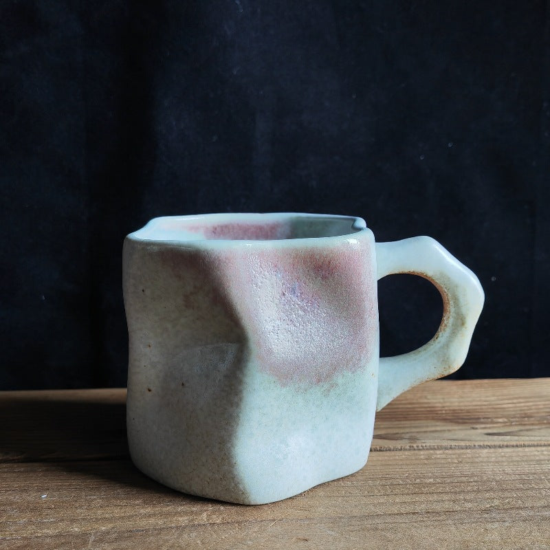 Retro Ceramic Irregular Pottery Mug