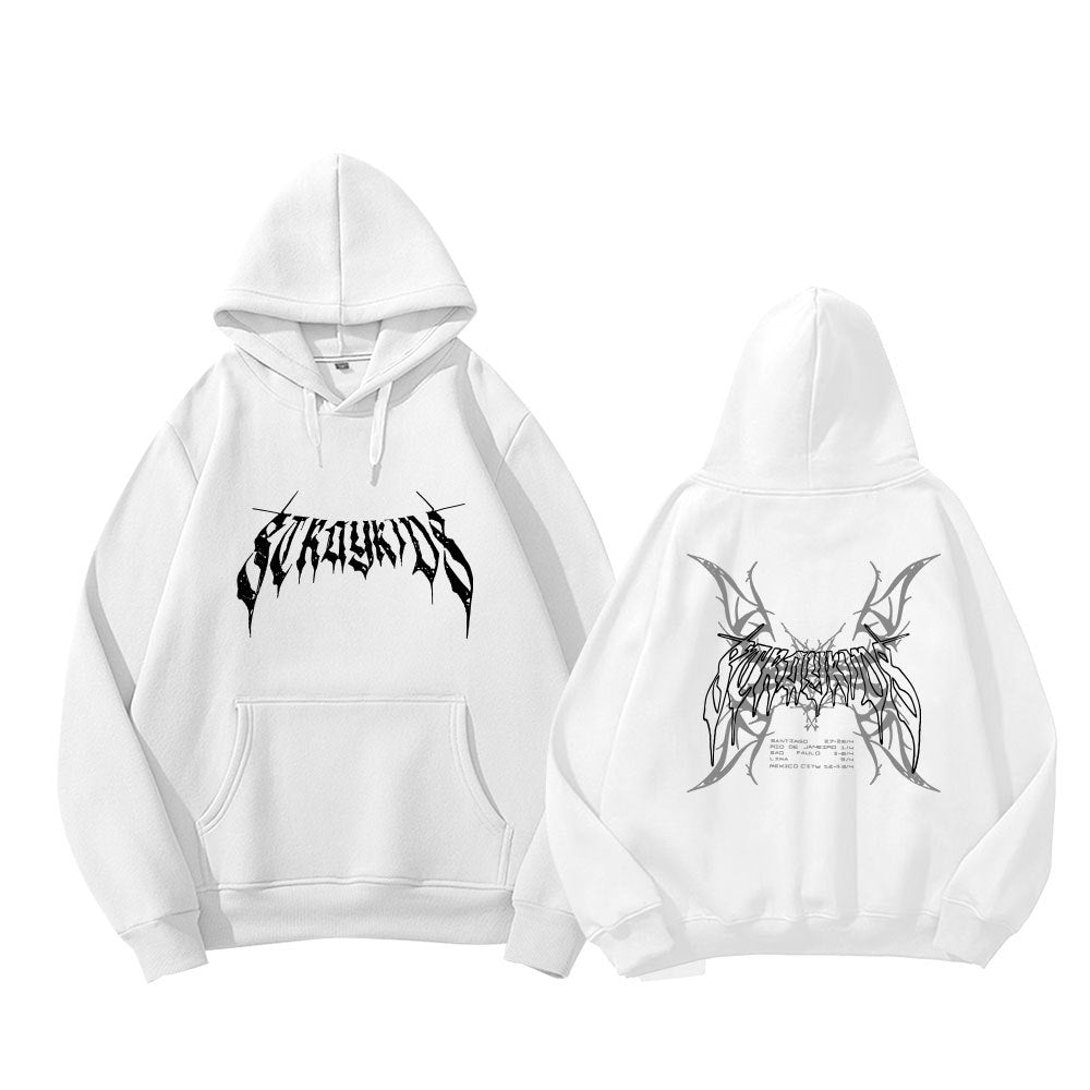Kpop Album Logo Printed Hoodie