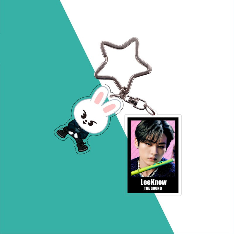 Cute Kpop Photo Keychain
