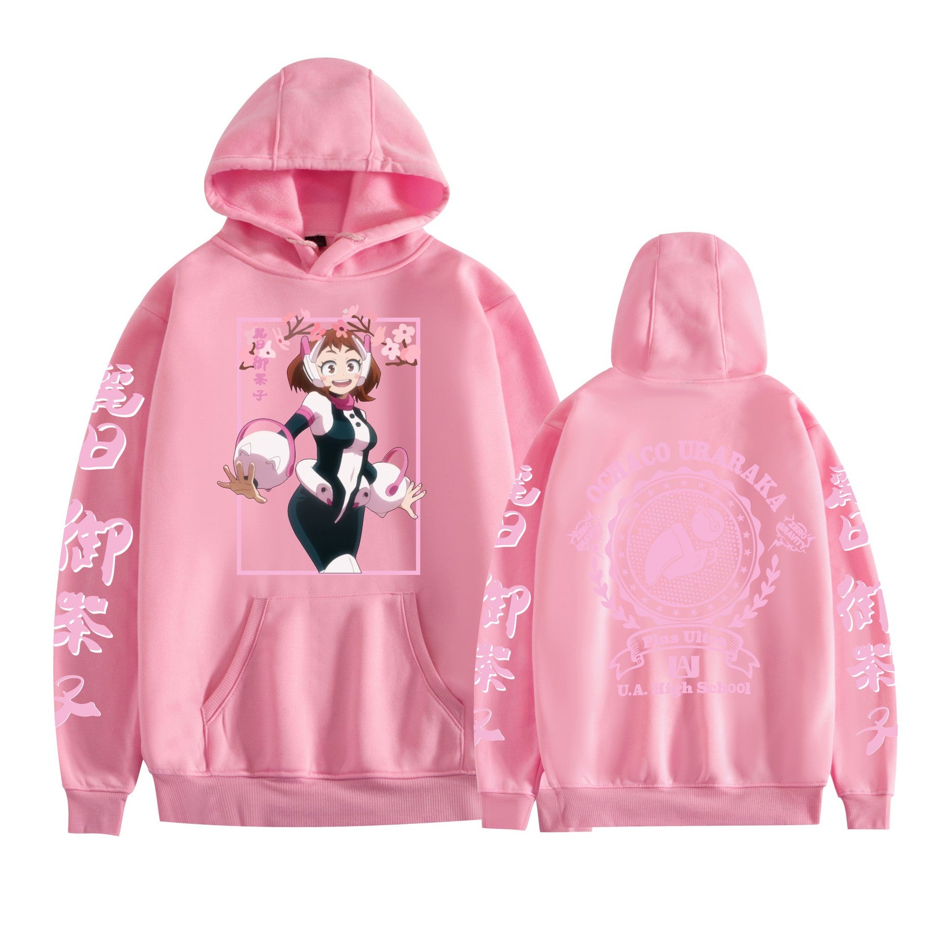 Unisex Anime OCHACO Printed Casual Hoodie