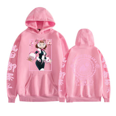 Unisex Anime OCHACO Printed Casual Hoodie