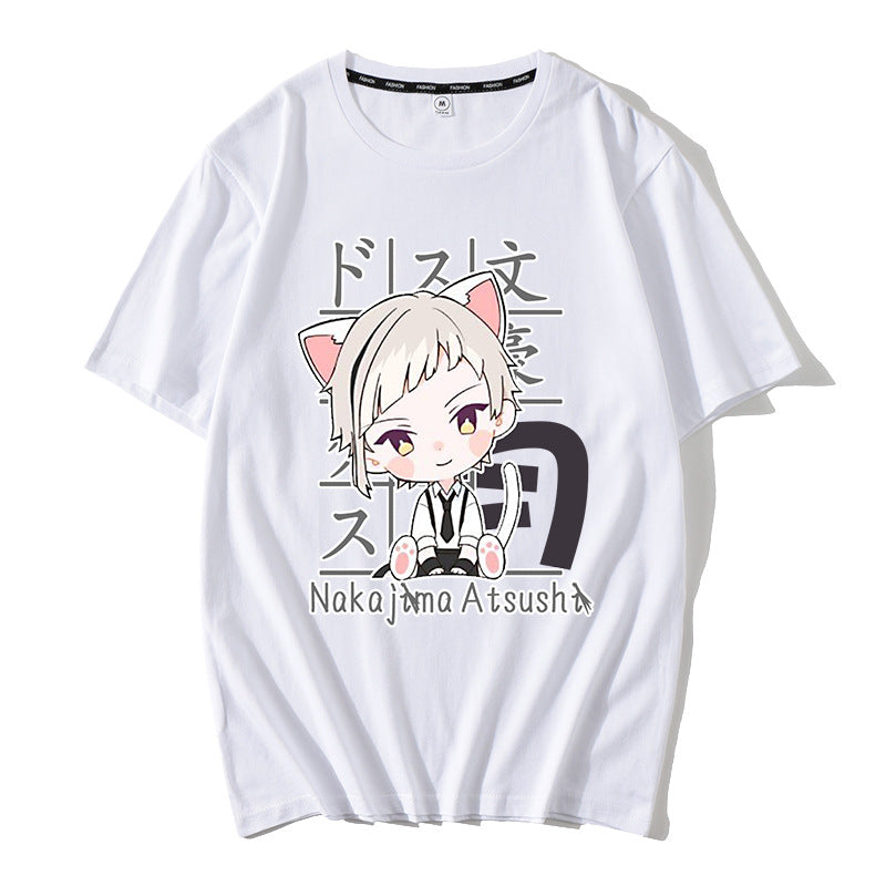 Casual Anime Graphic Short Sleeve T-Shirt