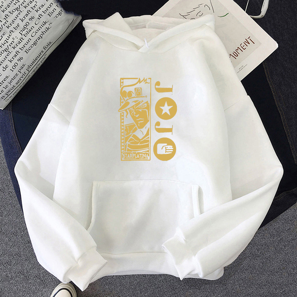 Unisex Jojo Long-sleeved Pullover Casual Hoodie