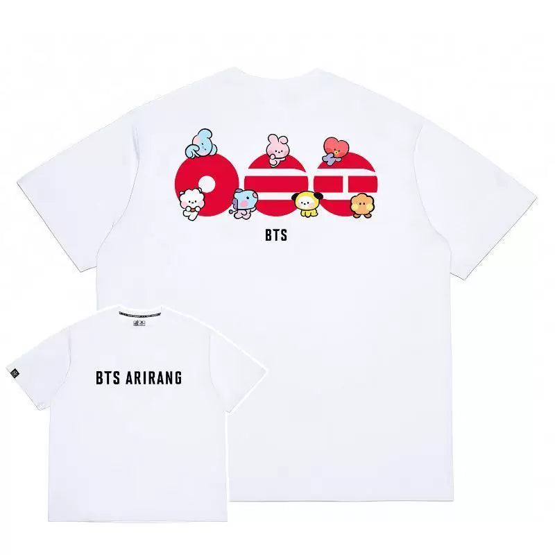BANGTAN ARIRANG Crewneck Short-sleeved T-shirt