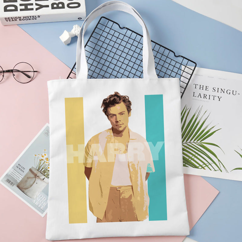 Harry Printed Canvas Shoulder Bag