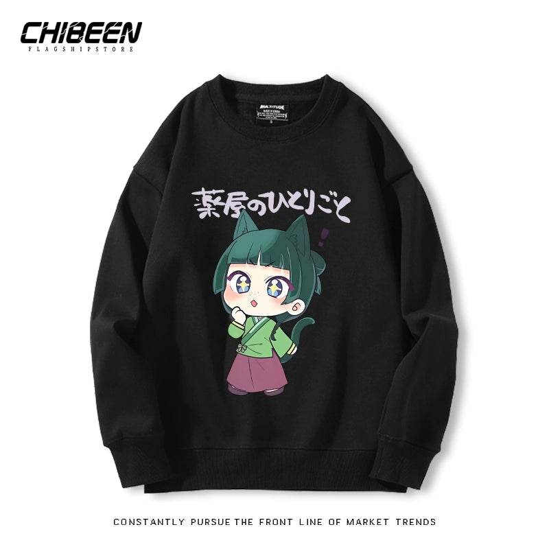 Unisex Anime Cos Crew Neck Sweatshirt