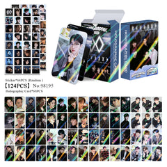 124PCS KPOP Album REVERXE Flash Photocard Sticker