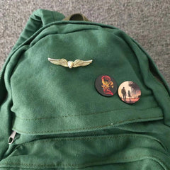 Retro Ellie Washed Canvas Backpack