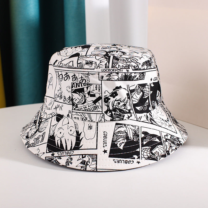 Chic Anime Graffiti Fisherman's Hat