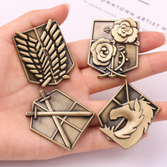 Anime Metal Brooch Badge
