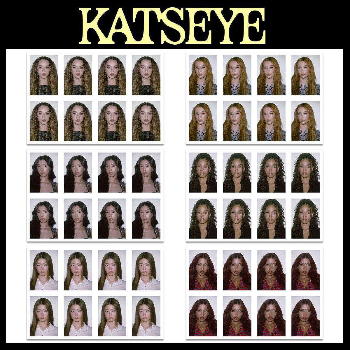 Katseye One Inch ID Photo 6PCS