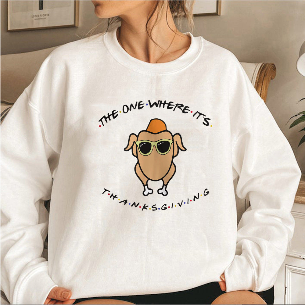 Friends Turkey The One Where It's Thanksgiving Sweatshirt