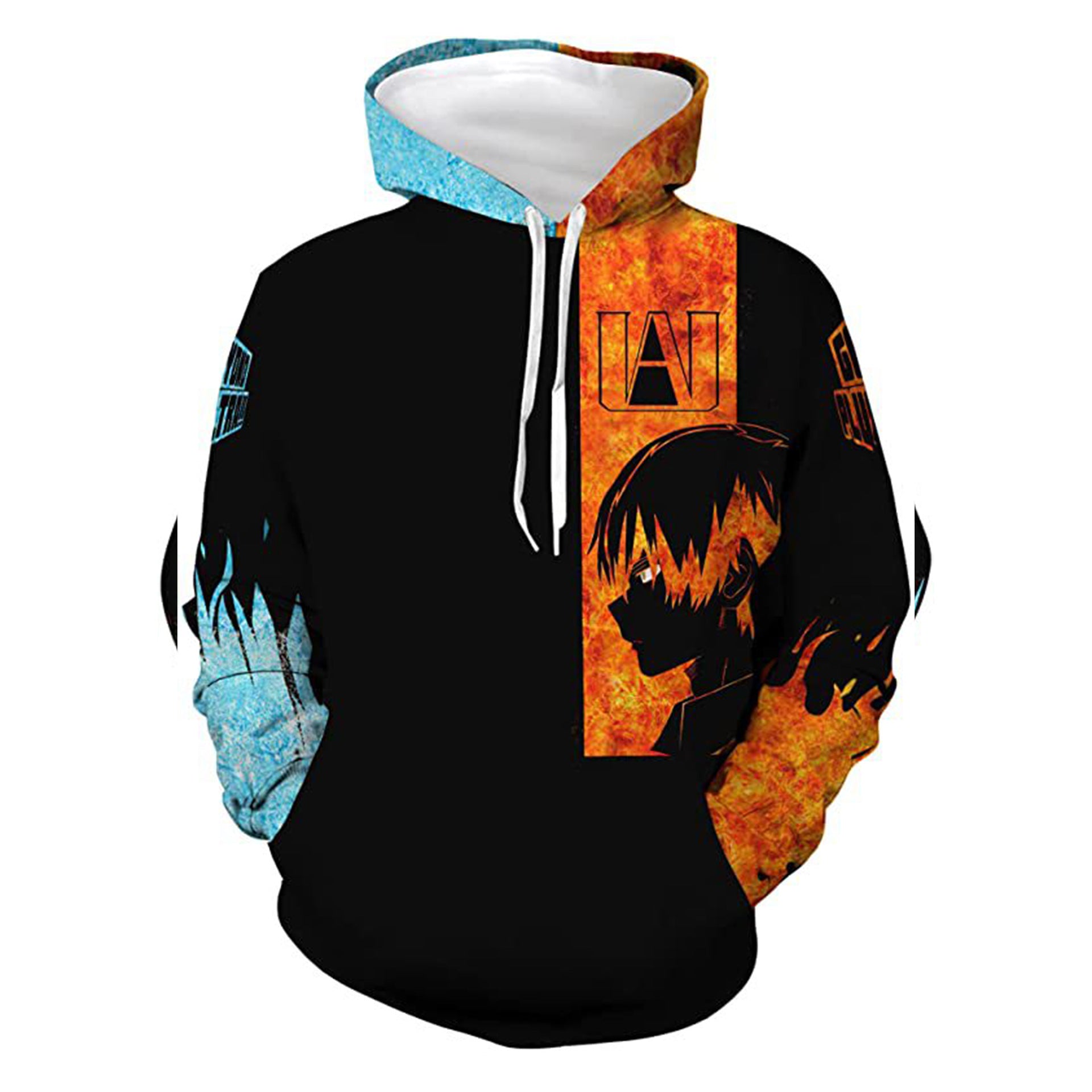 Unisex Hot Anime Digital Print Cosplay Loose Hoodie