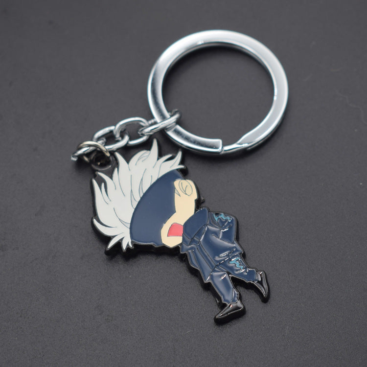 Cute Anime Zinc Alloy Keychain Pendant Necklace