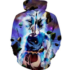 Unisex Anime Saiyan Digital Print Sports Hoodie