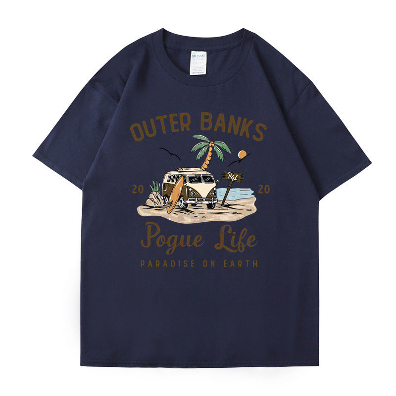 Women's TV Printed Short-sleeved T-shirt