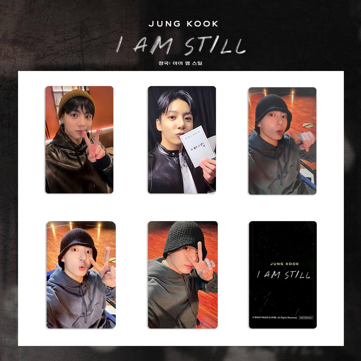 JK I AM STILL Photocard Polaroid