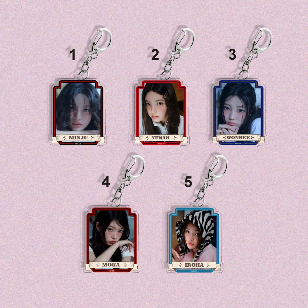 MINJU YUNAH MOKA WONHEE IROHA Keyring Pendant