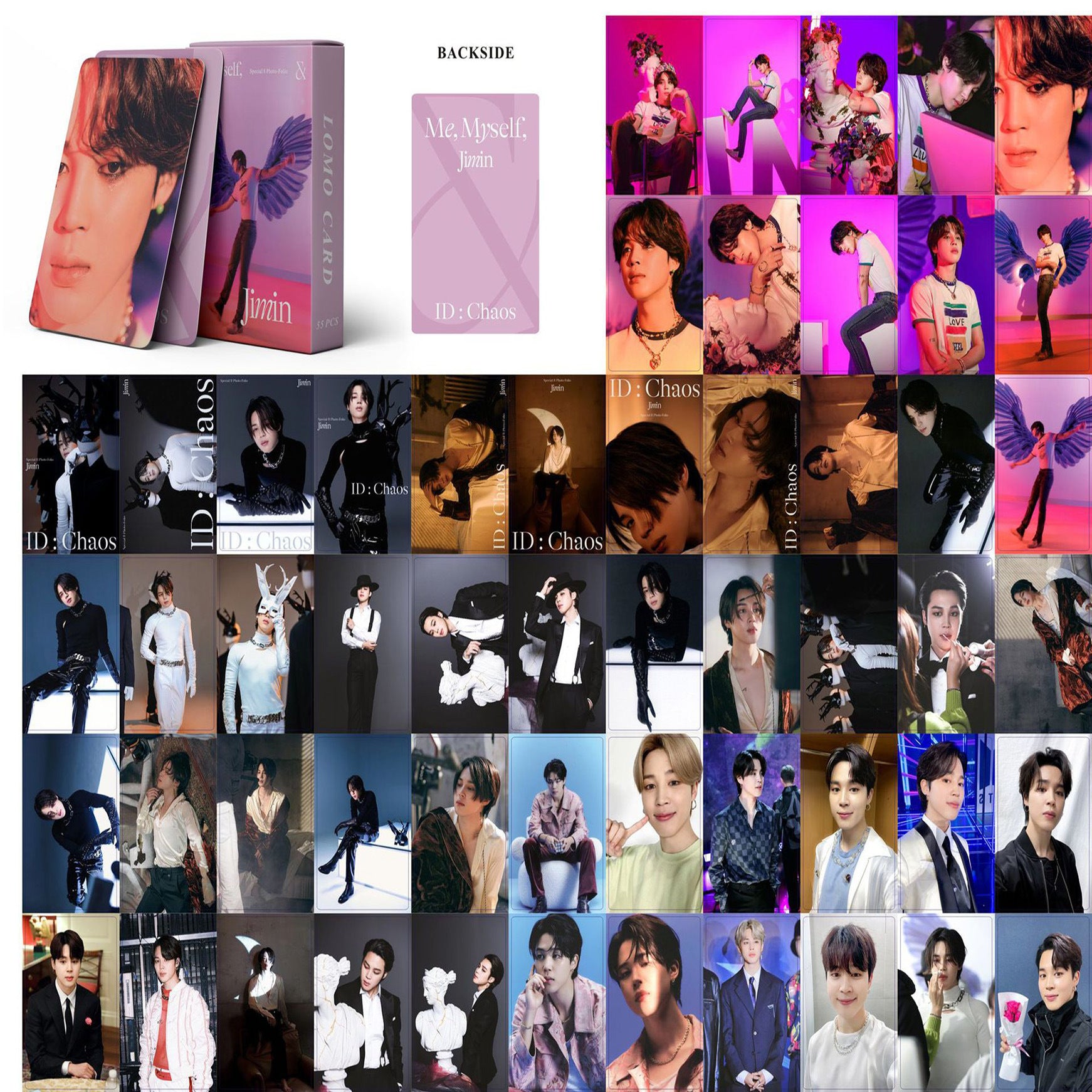 55 Pieces JIMIN PhotoCards Collection