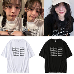 Condition Nienzo Letter Short-sleeved T-shirt