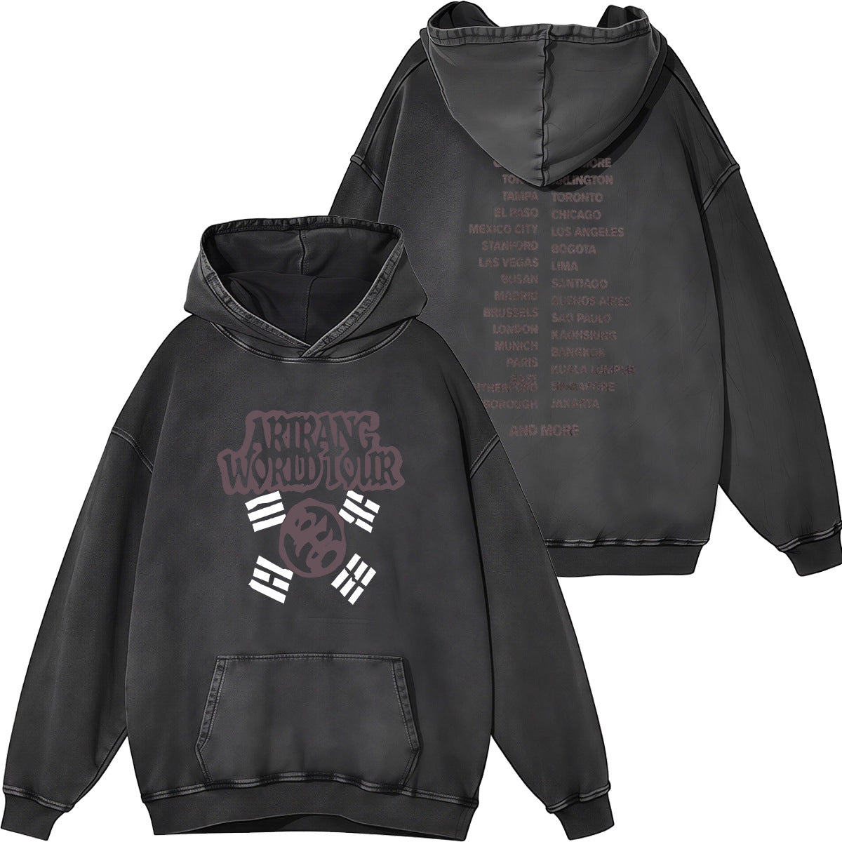 Vintage ARIRANG WORLD TOUR Cotton Washed Hoodie