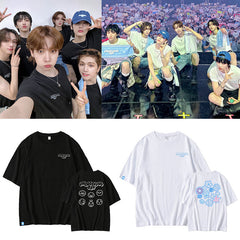 KPOP ONEDOORfulDay Round Neck T-shirt