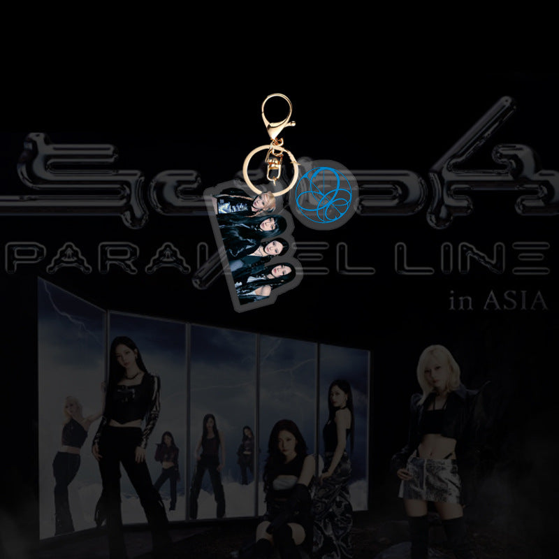 KPOP PARALLEL LINE Acrylic Keychain Pendant