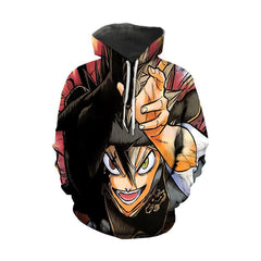 Unisex Anime 3D Print Pullover Hoodie