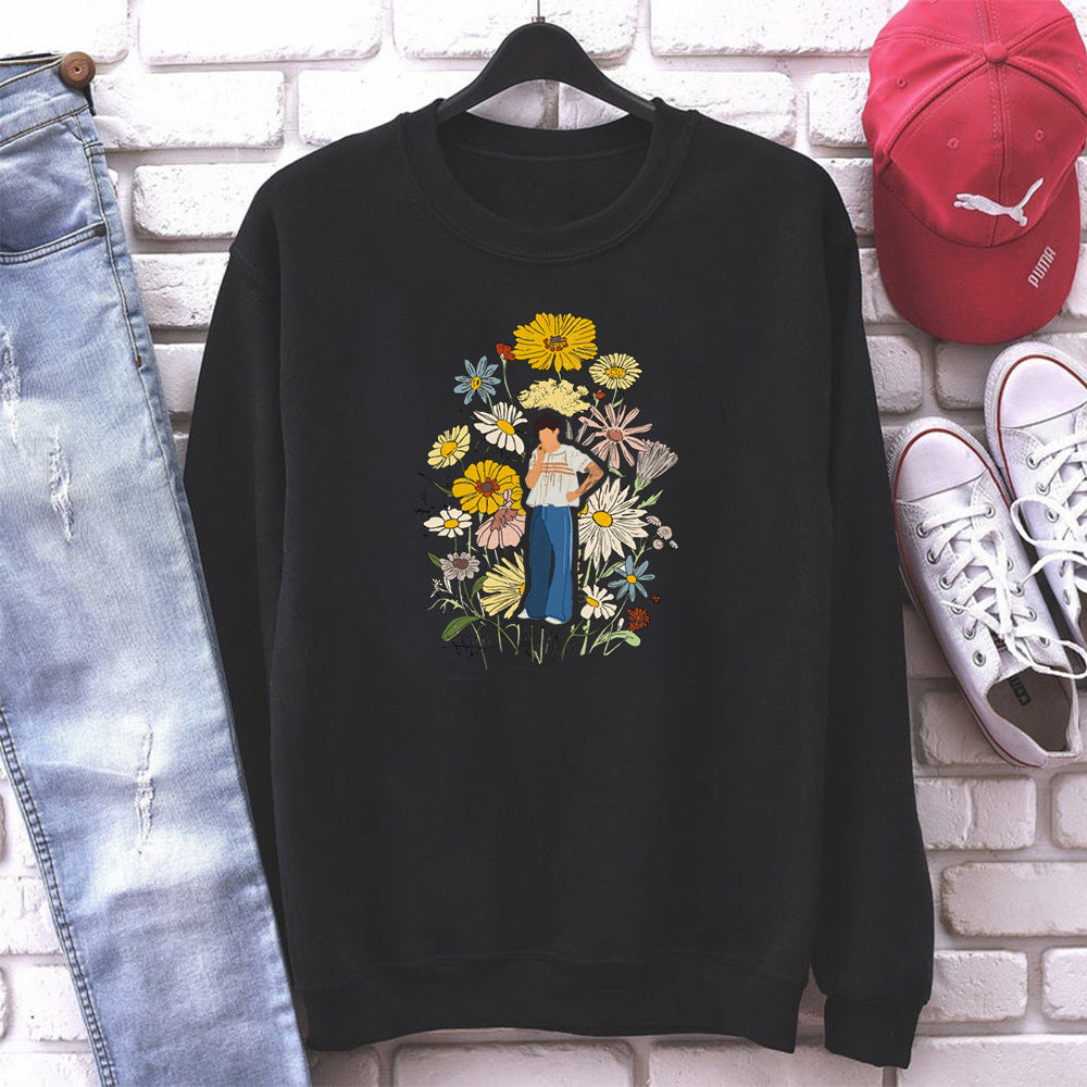 Cute Girls Harry Casual Round Neck Sweatshirt