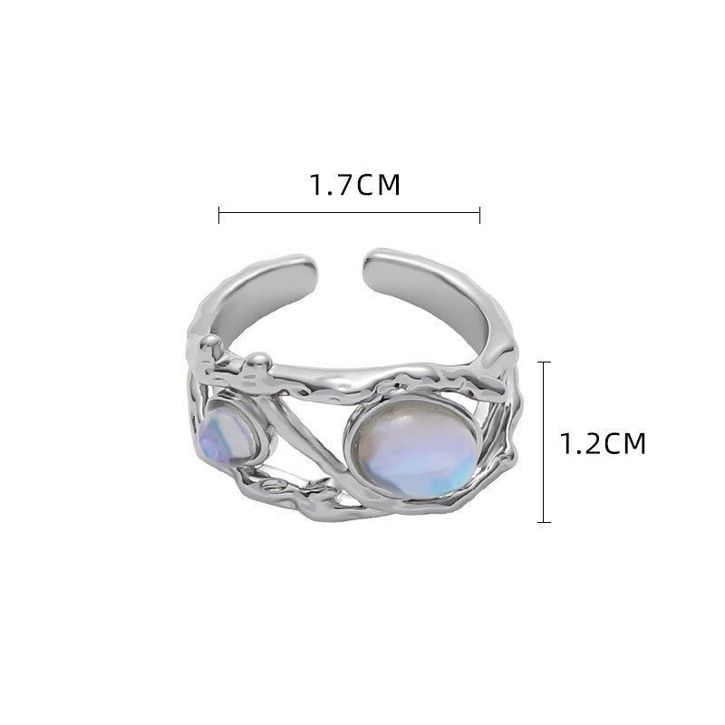 Retro Zircon Game Cos Ring