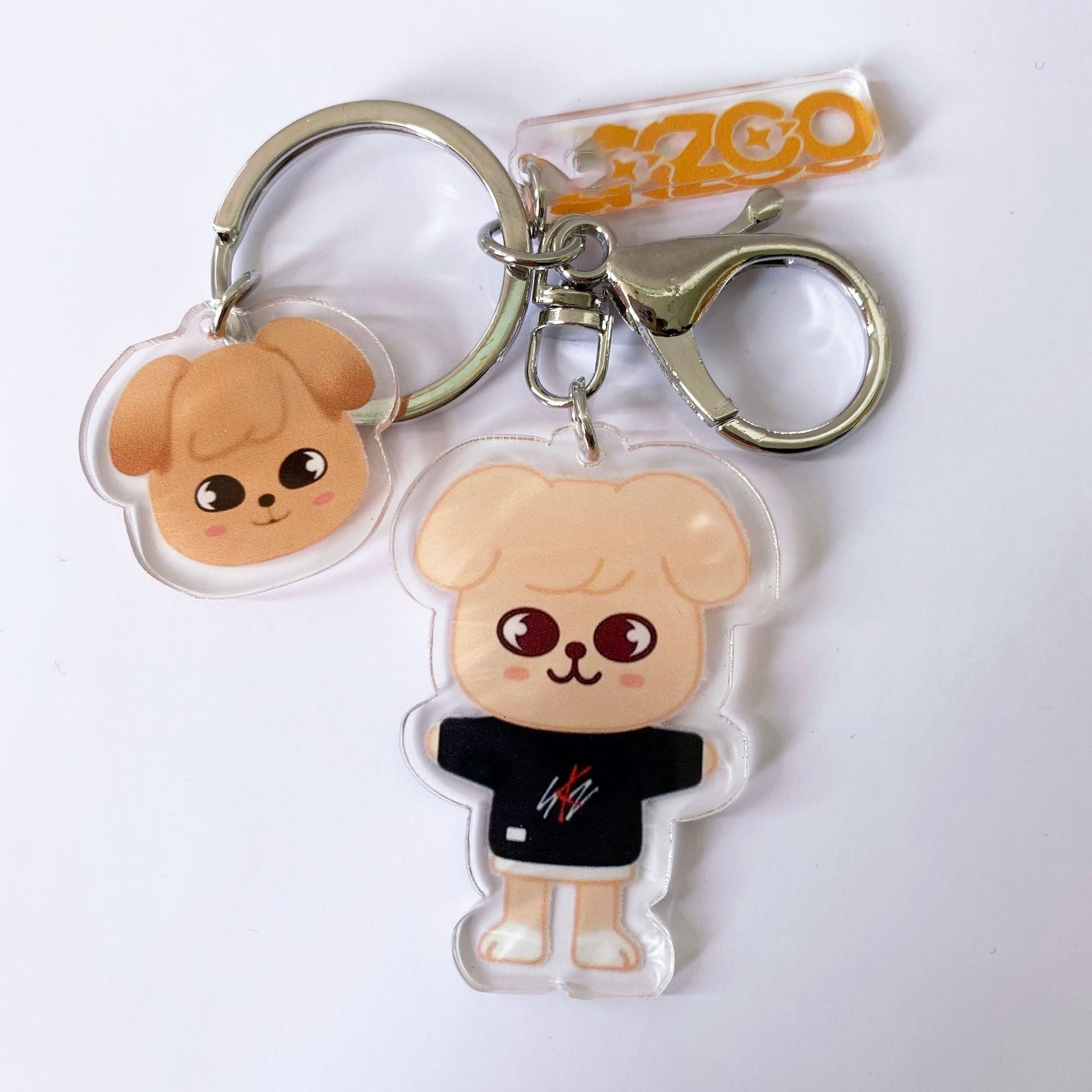 Kpop Cartoon Acrylic Double-sided Keychain