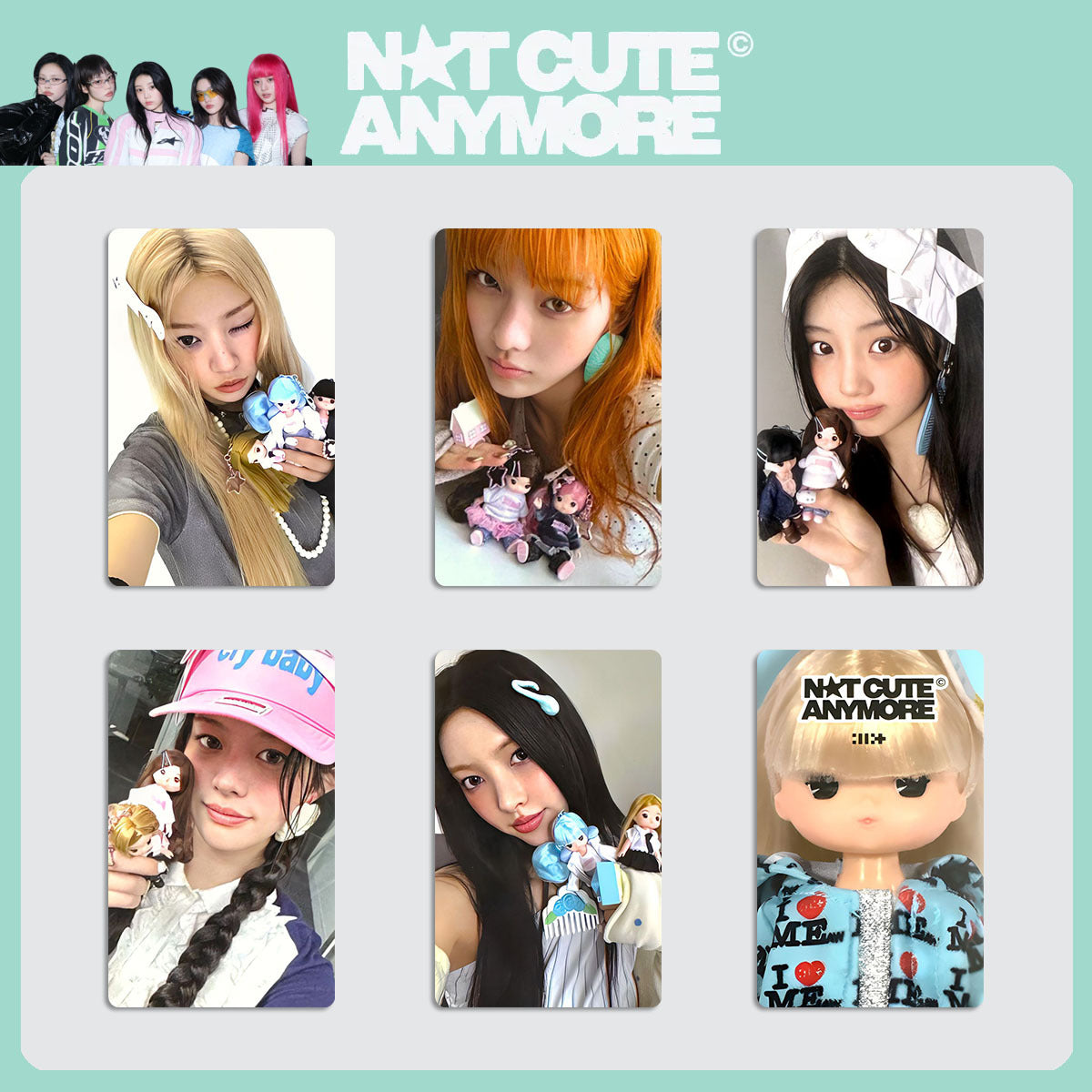 NOT CUTE ANYMORE Album Photocard Collection TTAesthetic not-cute-anymore-album-photocard-collection-ttaesthetic