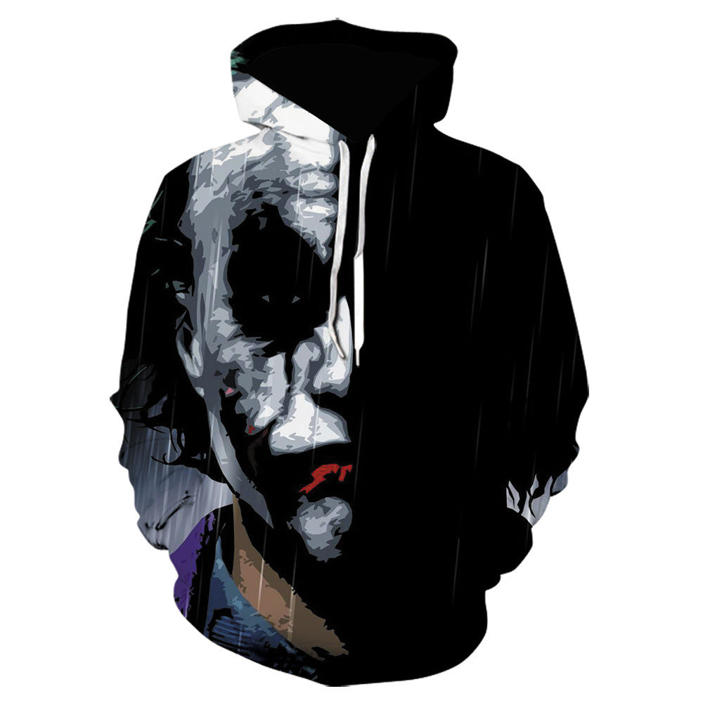 Trendy Joker 3D Printed Men's Cosplay Hoodie