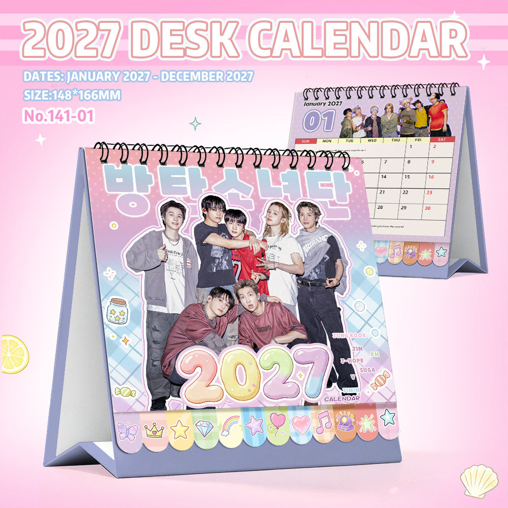 KPOP 2027 Desk Calendar Ornament