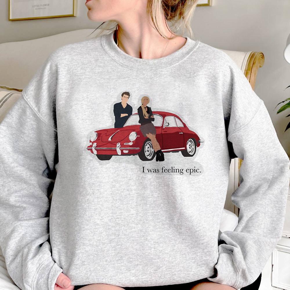 Women's TVD Printed Grey Sweatshirt