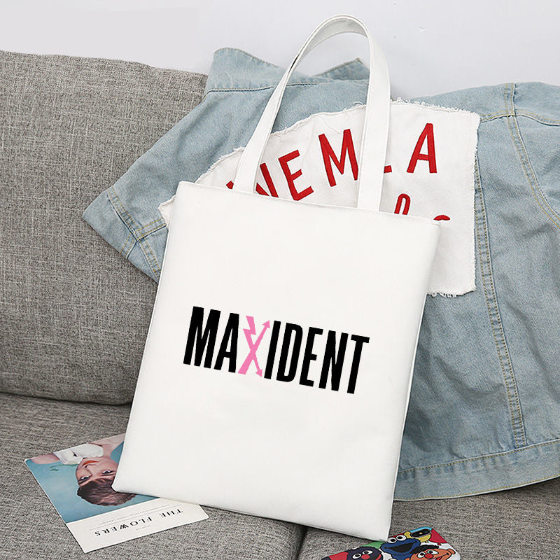 SKZ Maxident Printed Canvas Shoulder Bag